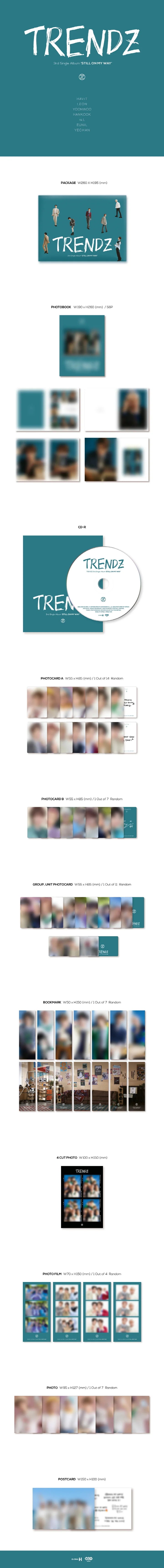 TRENDZ - 3RD SINGLE ALBUM STILL ON MY WAY Infographic