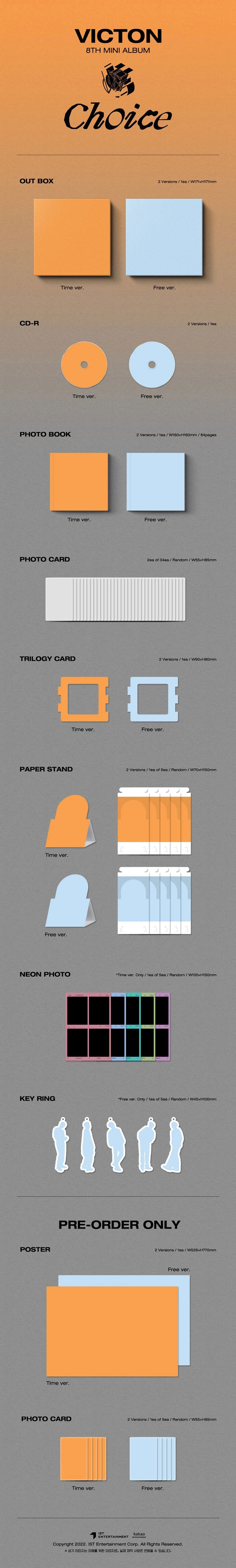 VICTON - 8TH MINI ALBUM [CHOICE] Infographic