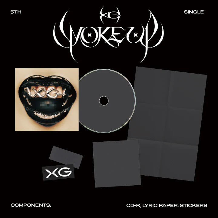 XG - WOKE UP (5TH SINGLE ALBUM) + Trading CARD (Standard) Infographic