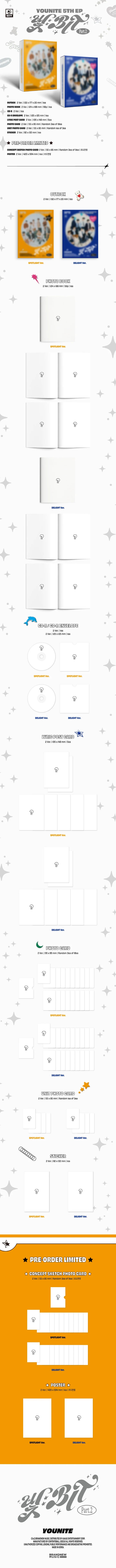 YOUNITE - 5TH MINI ALBUM BIT PART.2 Infographic
