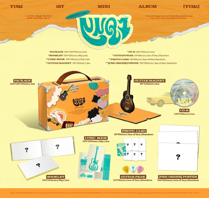 YUQI ((G)I-DLE) - YUQ1 (1ST MINI ALBUM) SPECIAL Version Limited Infographic