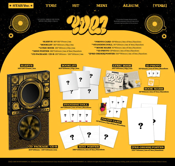 YUQI ((G)I-DLE) - YUQ1 (1ST MINI ALBUM) Standard Version Infographic 1