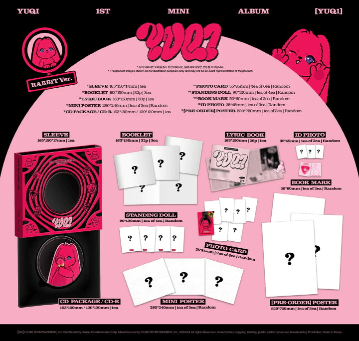 YUQI ((G)I-DLE) - YUQ1 (1ST MINI ALBUM) Standard Version Infographic 2