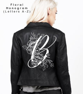 diy painted leather jacket