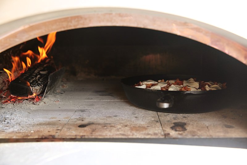 It is now time to place the uncovered skillet back into the oven