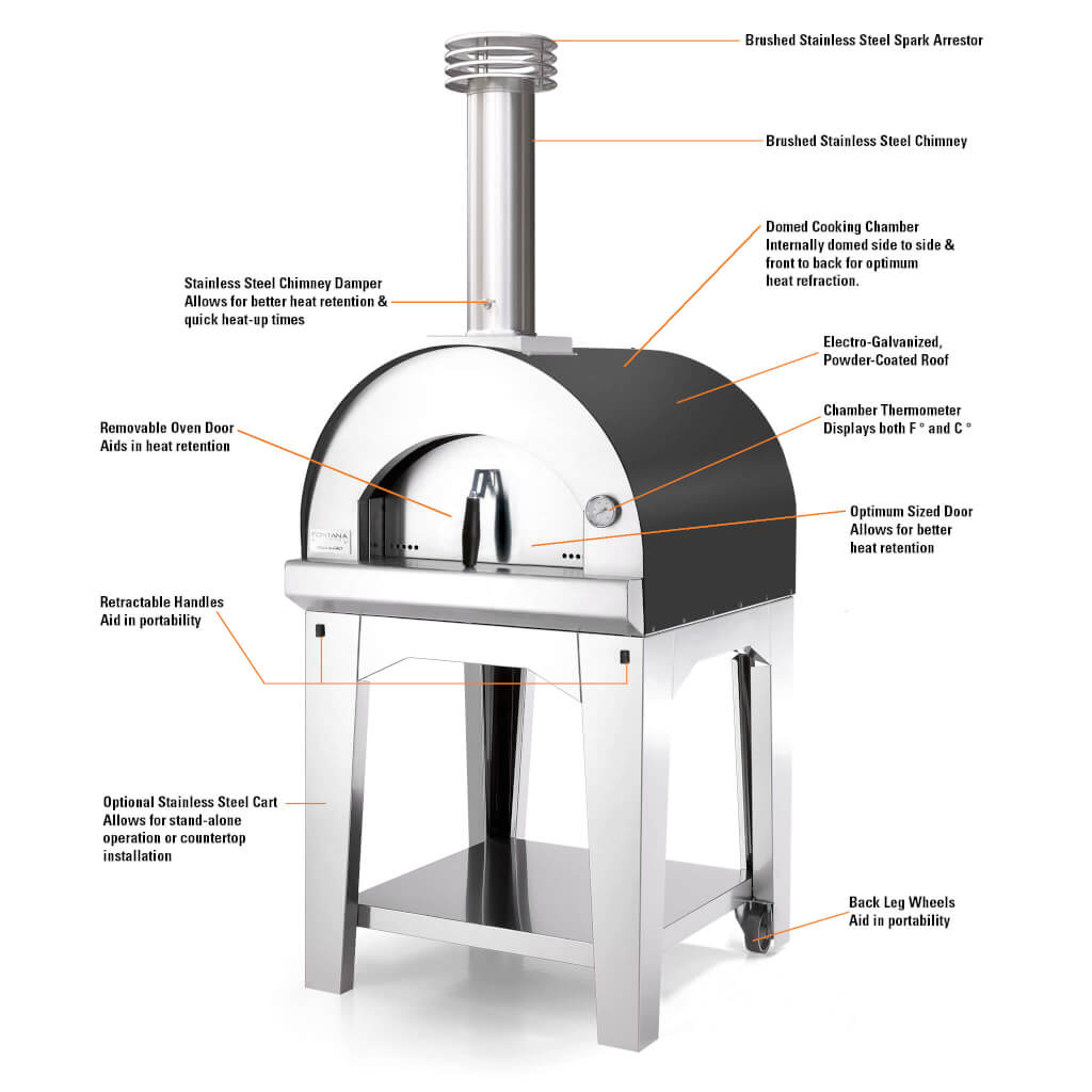 The Margherita Wood Fired Pizza Oven Wood Burning Pizza Ovens