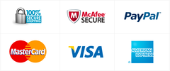 <p><br /><img src="//cdn.shopify.com/s/files/1/2662/4434/files/Secure_Shopping_Logos_large.png?v=1513881577" alt="" style="display: block; margin-left: auto; margin-right: auto;" /></p>