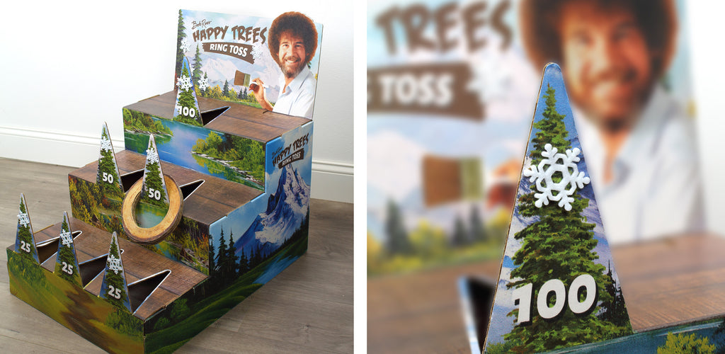 Bob Ross Ring Toss Game 