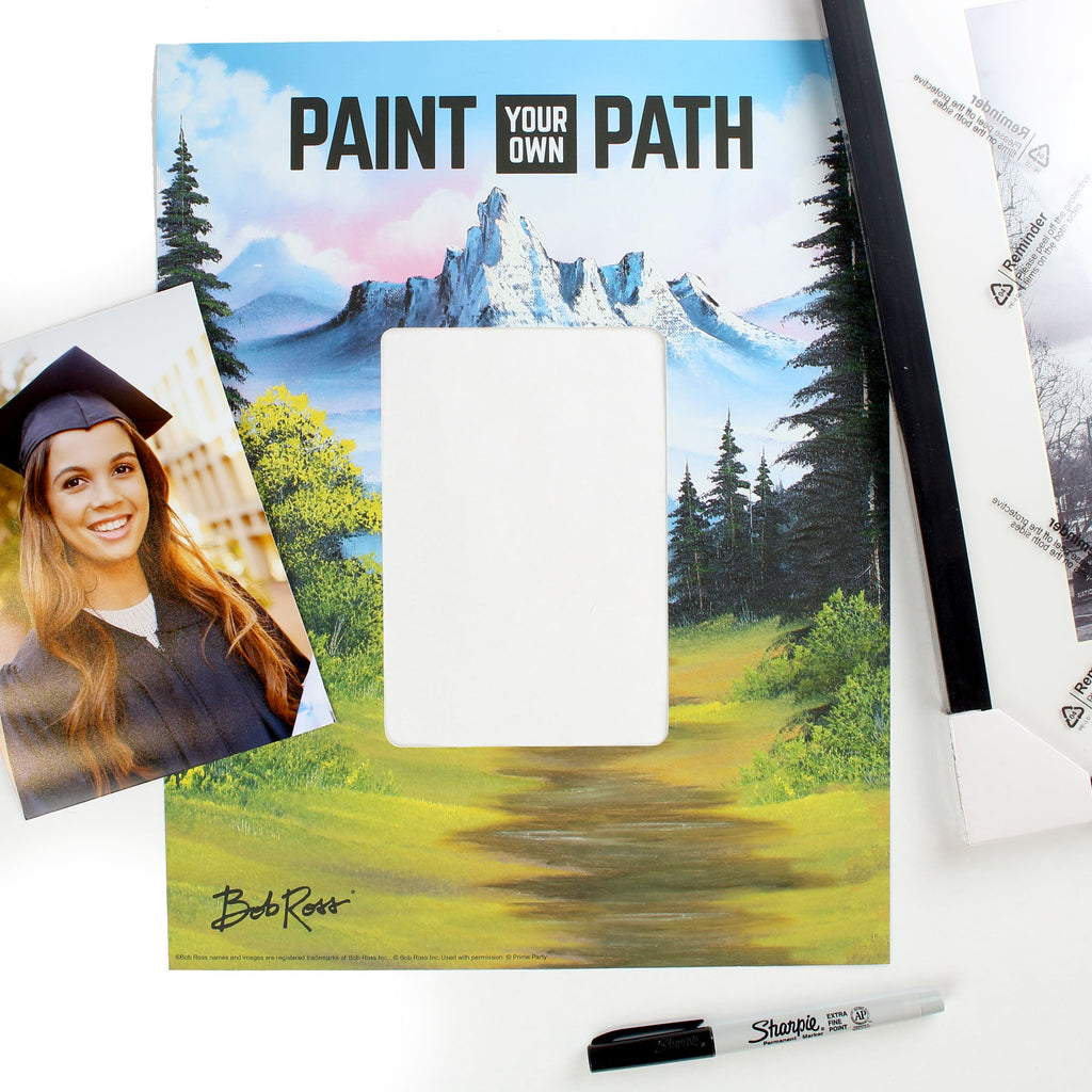 Bob Ross Paint your own Path Signature Mat