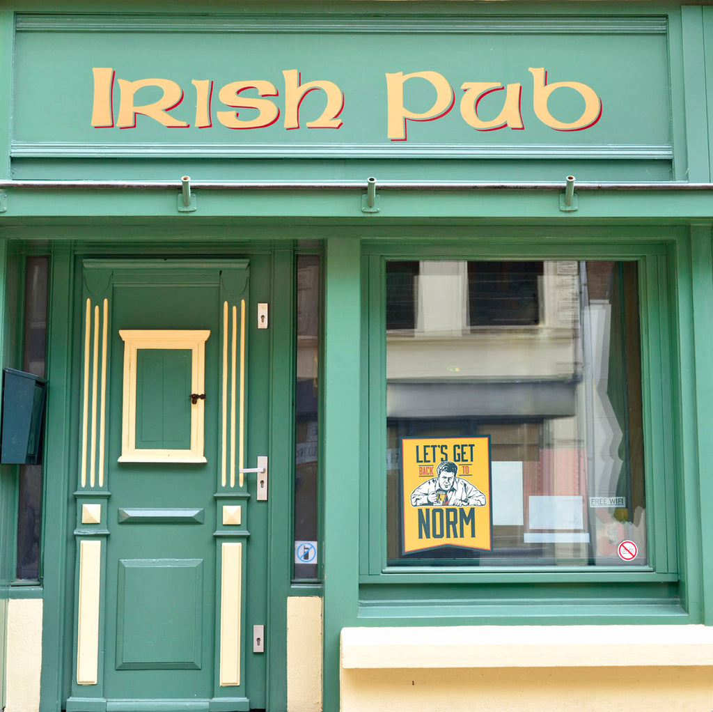Let's Get Back to Norm Irish Pub Store front