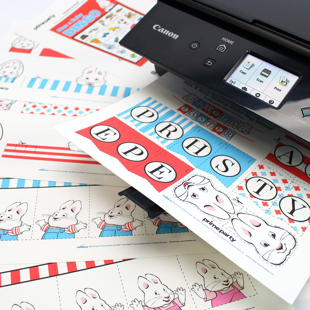 Printable Easter Decorations Max and Ruby Printer