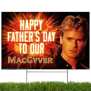 Baseball Father's Day Yard Sign