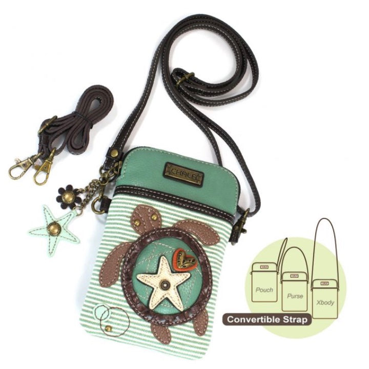  Save the Girls Clip & Go Phone Strap – Cross Body Phone String  with Zipper Wallet Pouch – Phone Chain Purse Badge Holder : Cell Phones &  Accessories