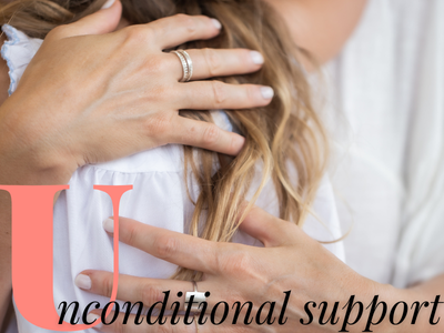 U is for Unconditional Support