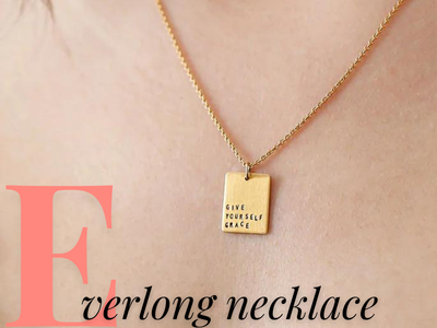 E is for Everlong Necklace