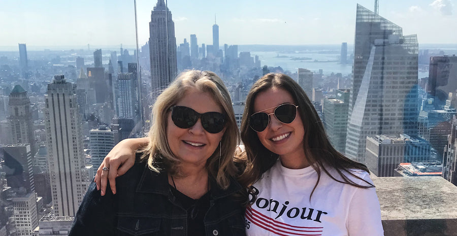 Grace & her mom in NYC