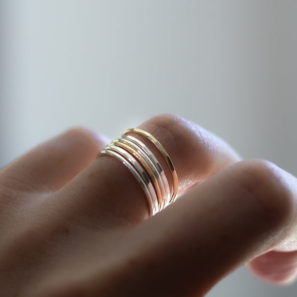 Simple Cable Chain Ring in 14K Gold | Christina Kober 9