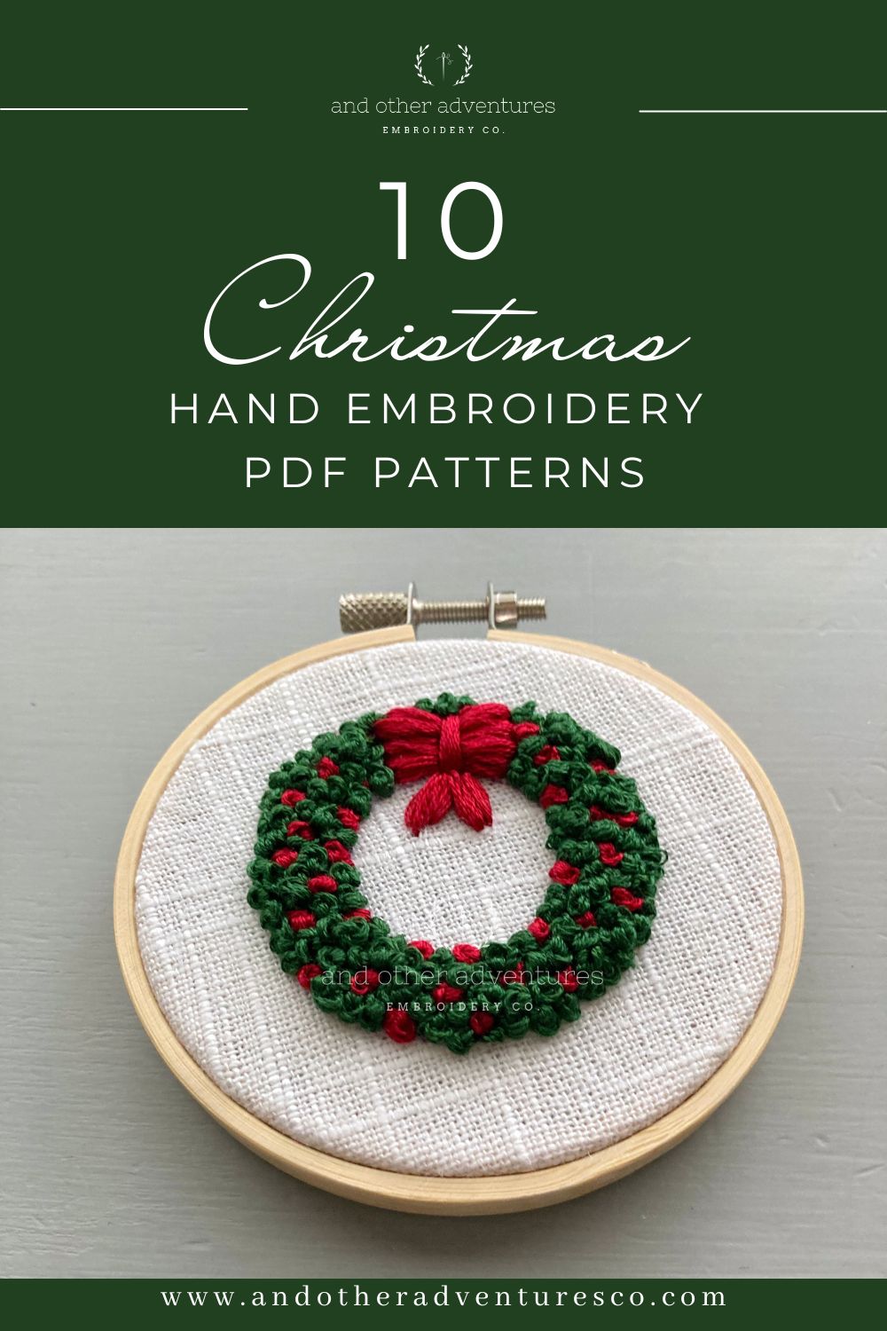 10 Christmas Hand Embroidery Designs - And Other Adventures ...