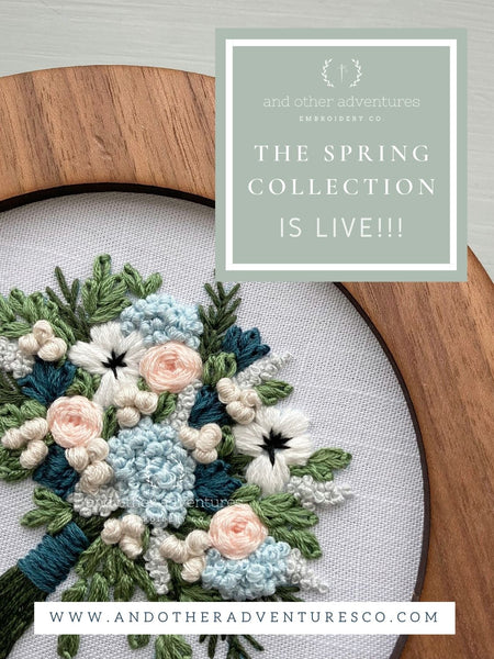 The 2023 Spring Collection by And Other Adventures Embroidery Co