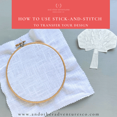 How to use stitch & Stitch Design - Tutorial by And Other Adventures Embroidery Co