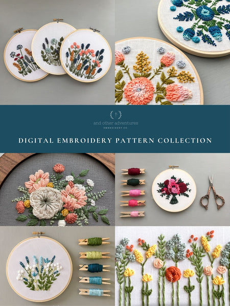 Digital Embroidery Pattern Collection | And Other Adventures Embroidery Co