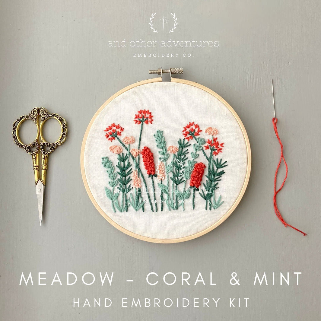 Beginner Embroidery KIT - Autumn Meadow — Flipping Fabulous