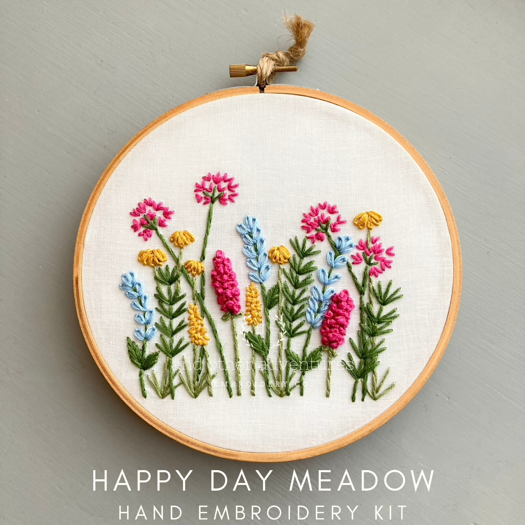 Wildflower Stems - Peel Stick and Stitch Hand Embroidery Patterns –  MCreativeJ