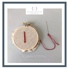 Chain Stitch Tutorial by And Other Adventures Embroidery Co