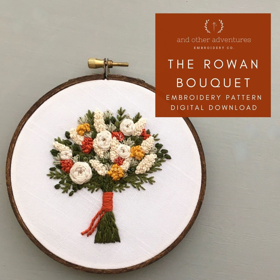 Morning Bouquet PDF Embroidery Pattern - Printable Series – Kate & Rose  Patterns