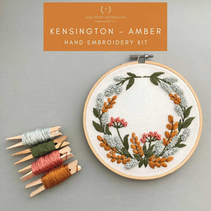 Beginner Hand Embroidery Kit - Wildwood in Rust - And Other Adventures  Embroidery Co