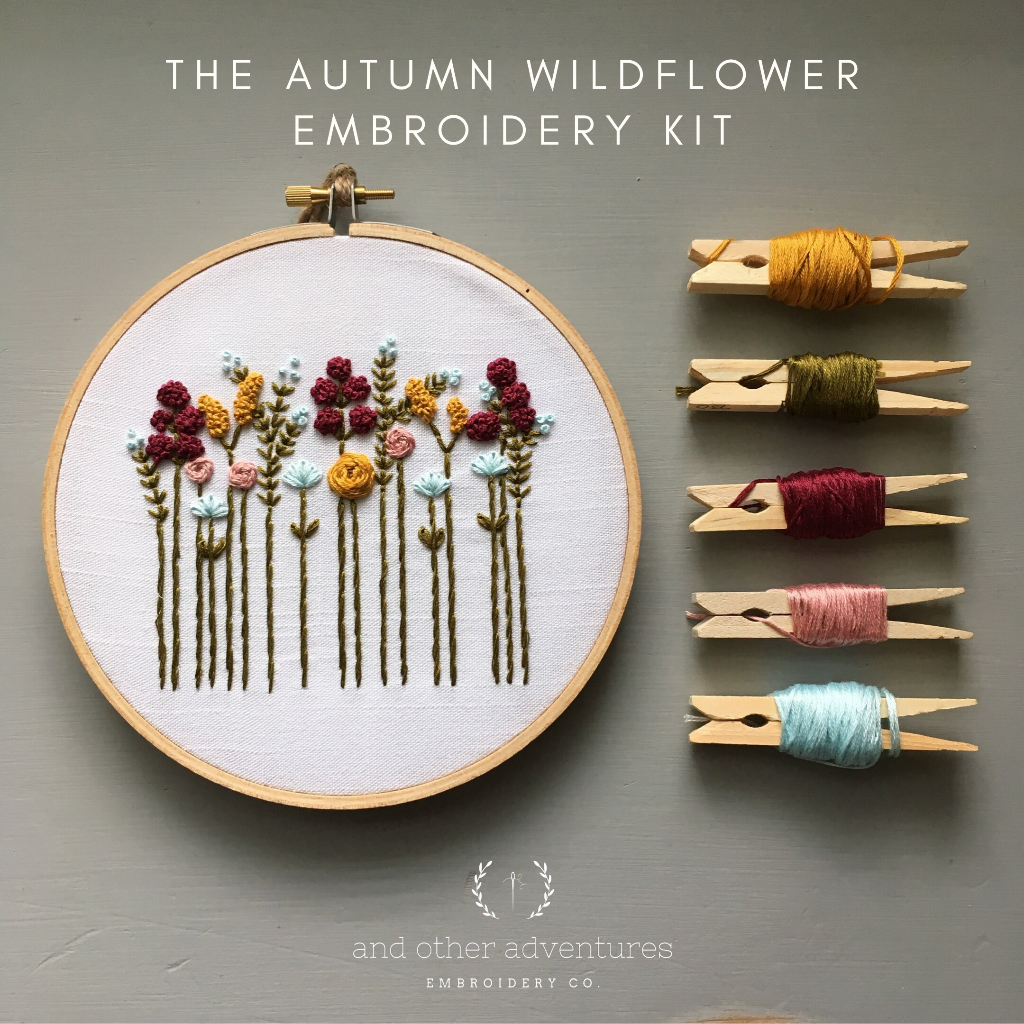 Autumn Birds Embroidery Kit – Colour and Cotton