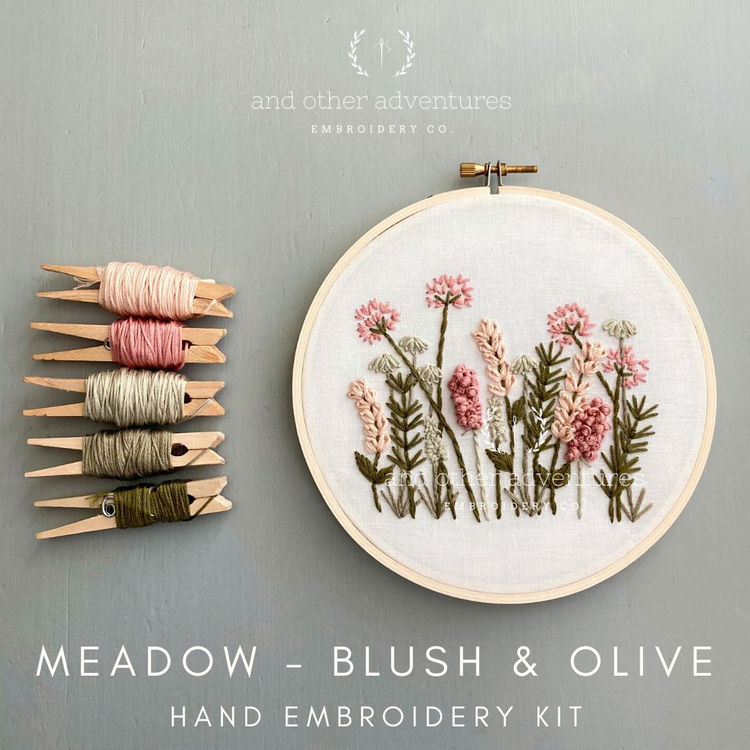 WHOLESALE Embroidery KIT - Bright Summer Meadow - And Other Adventures  Embroidery Co