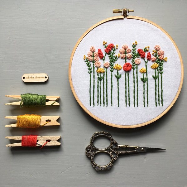 Summer Fields Embroidery Kit