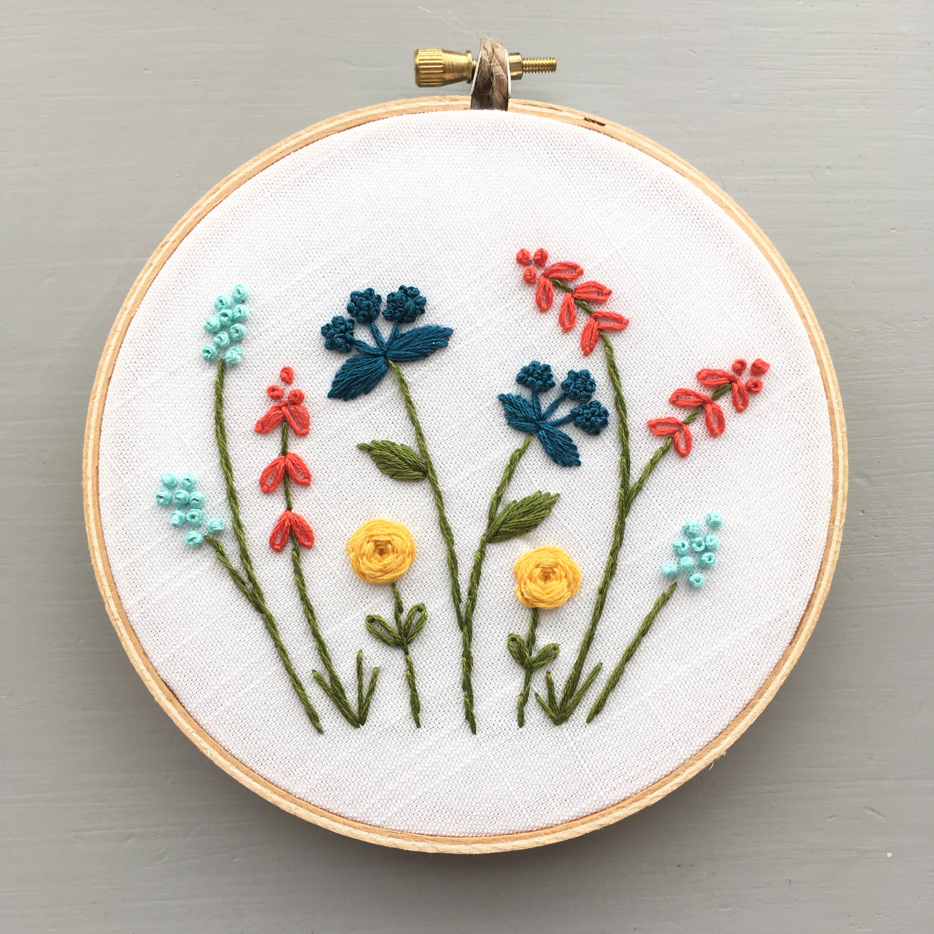 In Bloom Floral Embroidery - And Other Adventures Embroidery Co