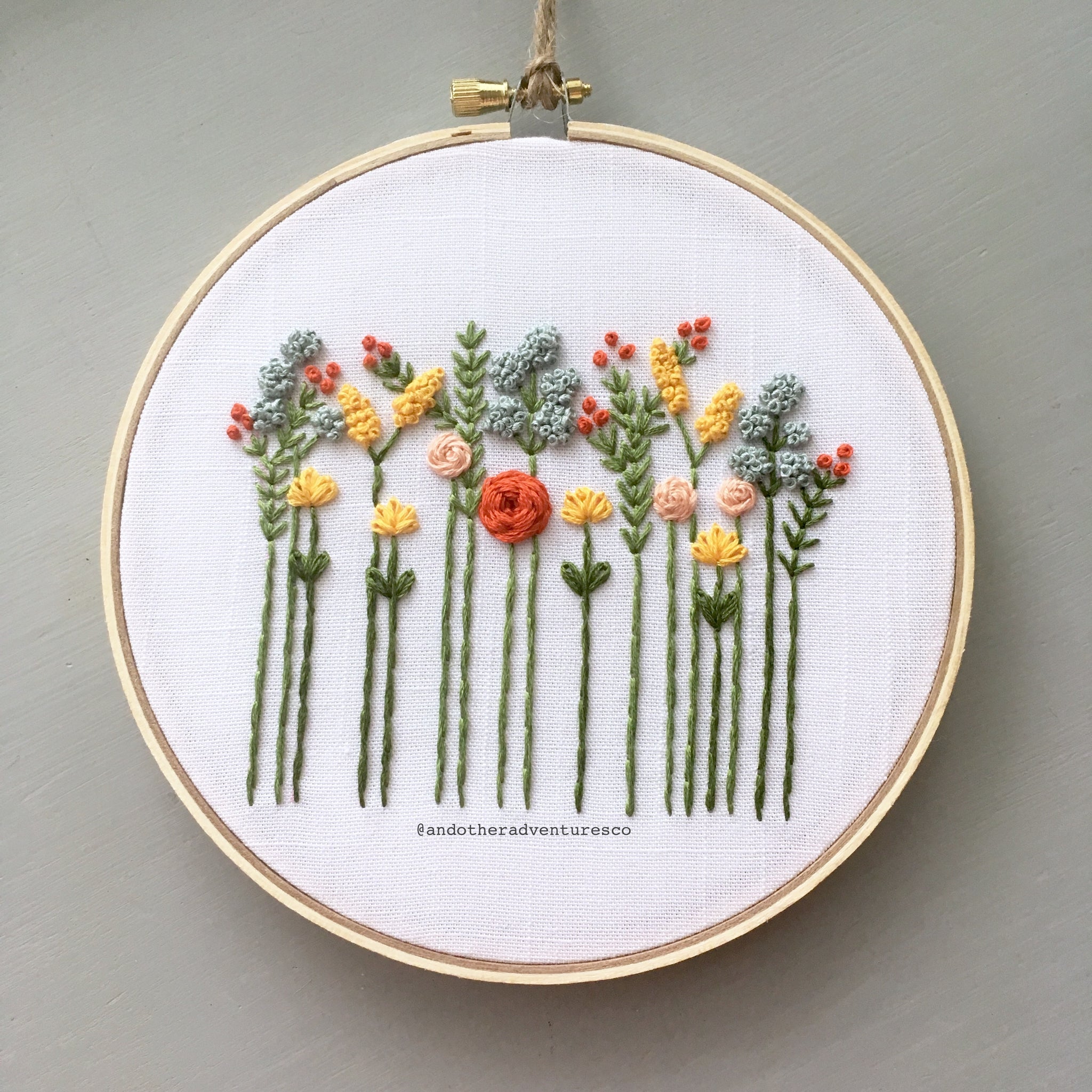 Wildflowers Hand Embroidery Kit - Indian Summer – And Other Adventures ...