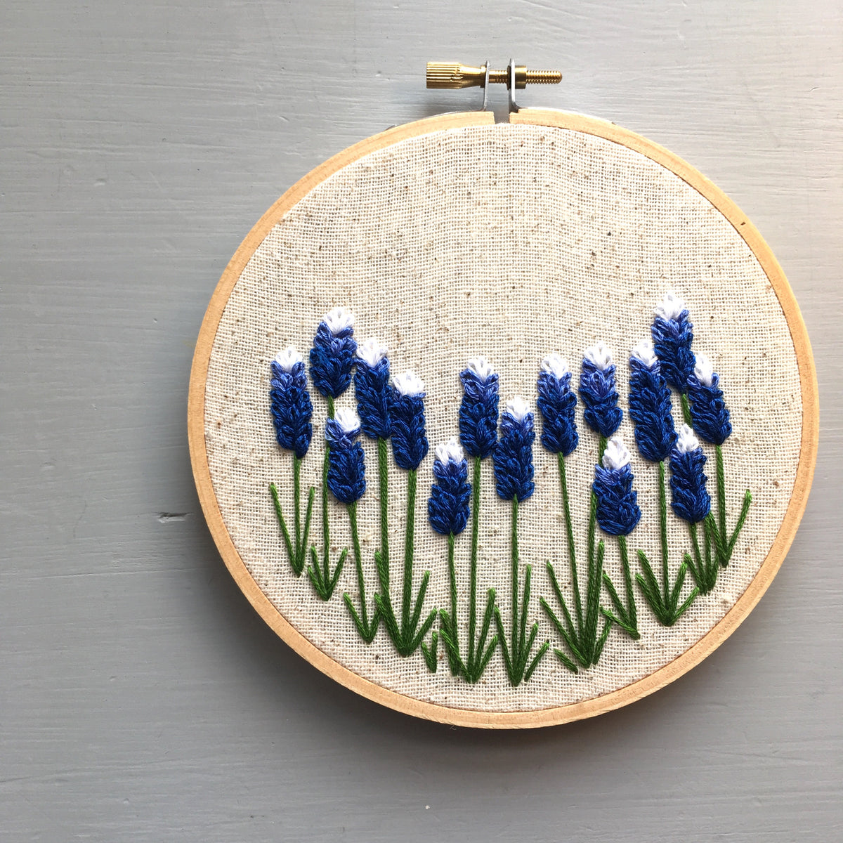 Texas Bluebonnets - Digital Hand Embroidery Pattern – And Other