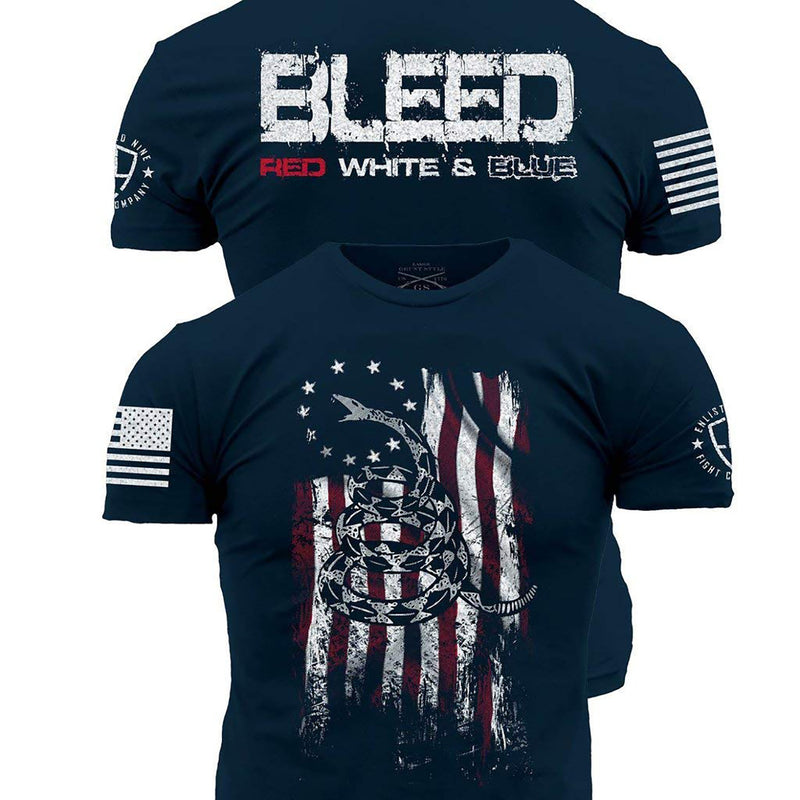 red white and blue tee shirts