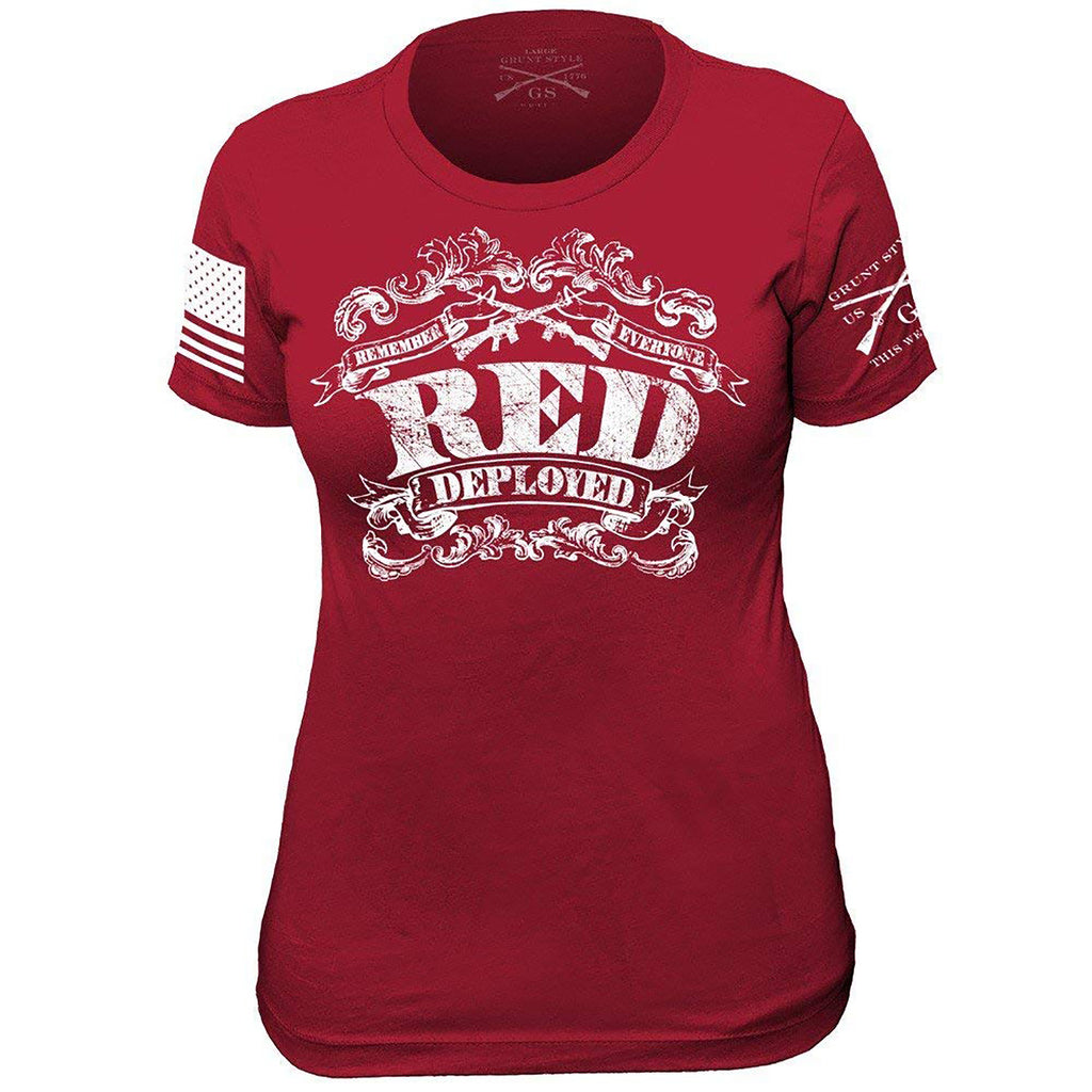 grunt style red shirt