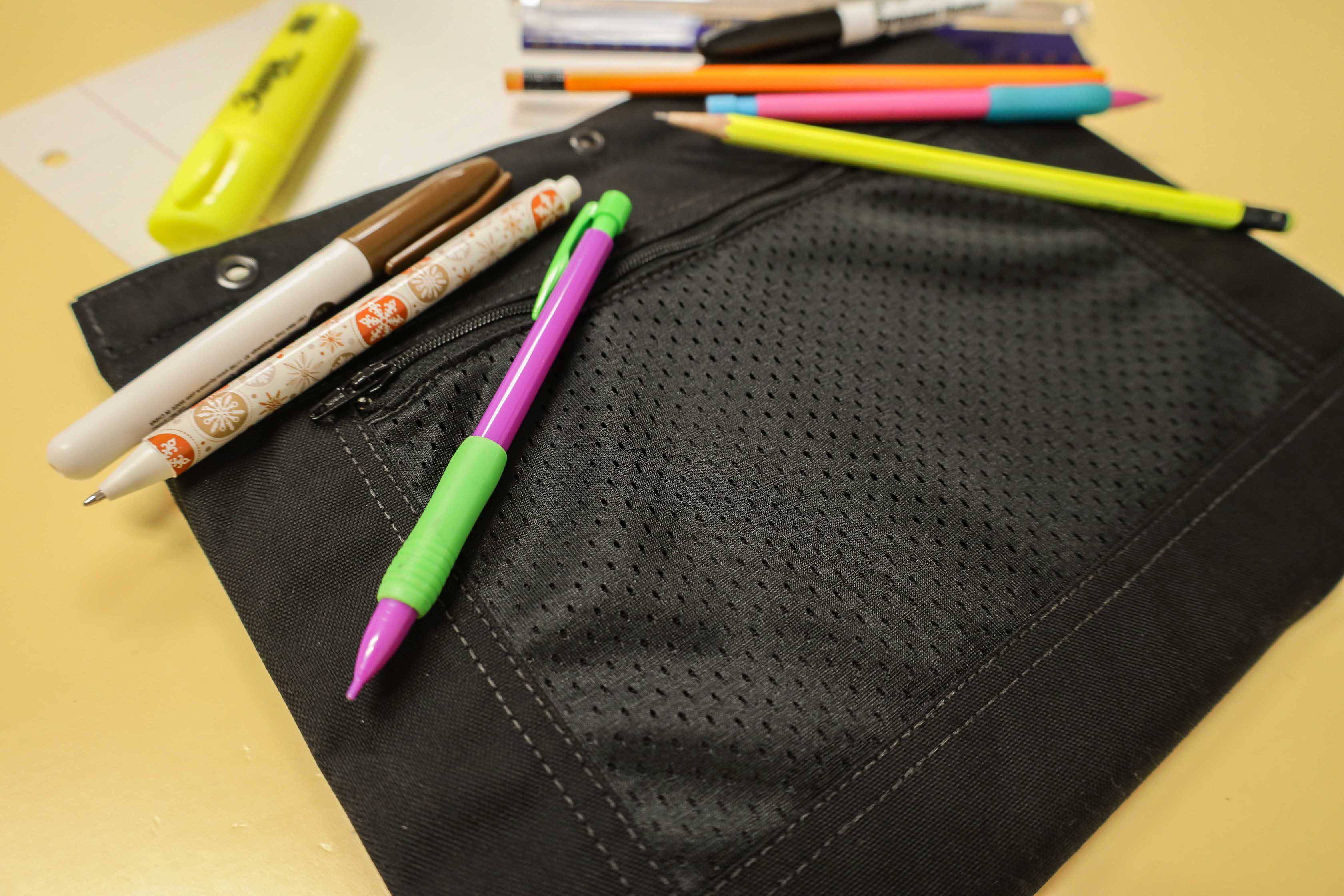bulletproof school supplies. level 3a pencil pouch