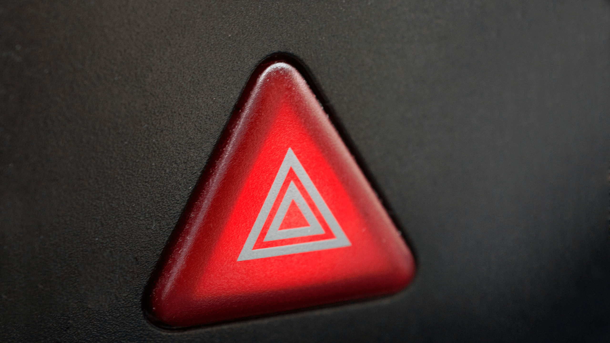 Image of car emergency button. 