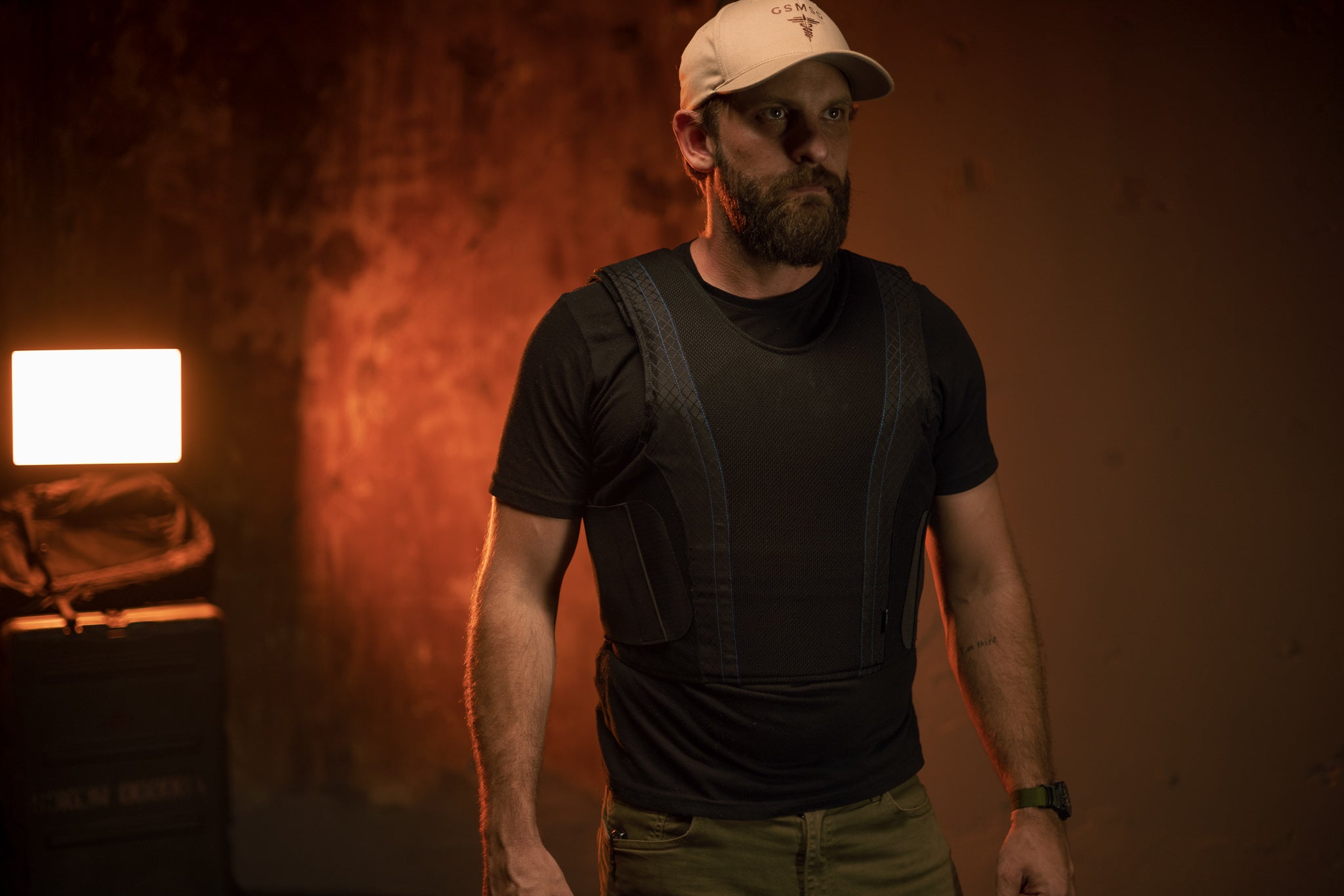 Concealable body armor vest designed for level iiia protection