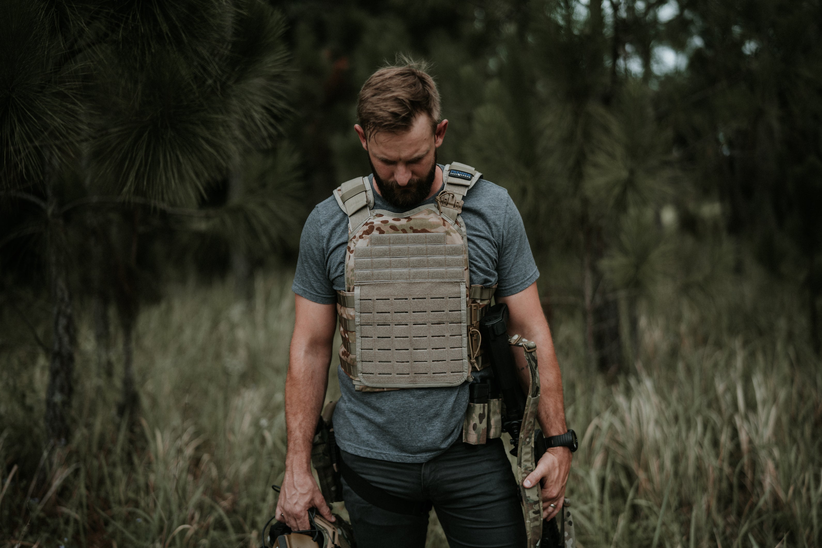 premier body armor core plate carrier.  Level IIIA cummerbund.  accommodates Level III and level IV rifle plates.