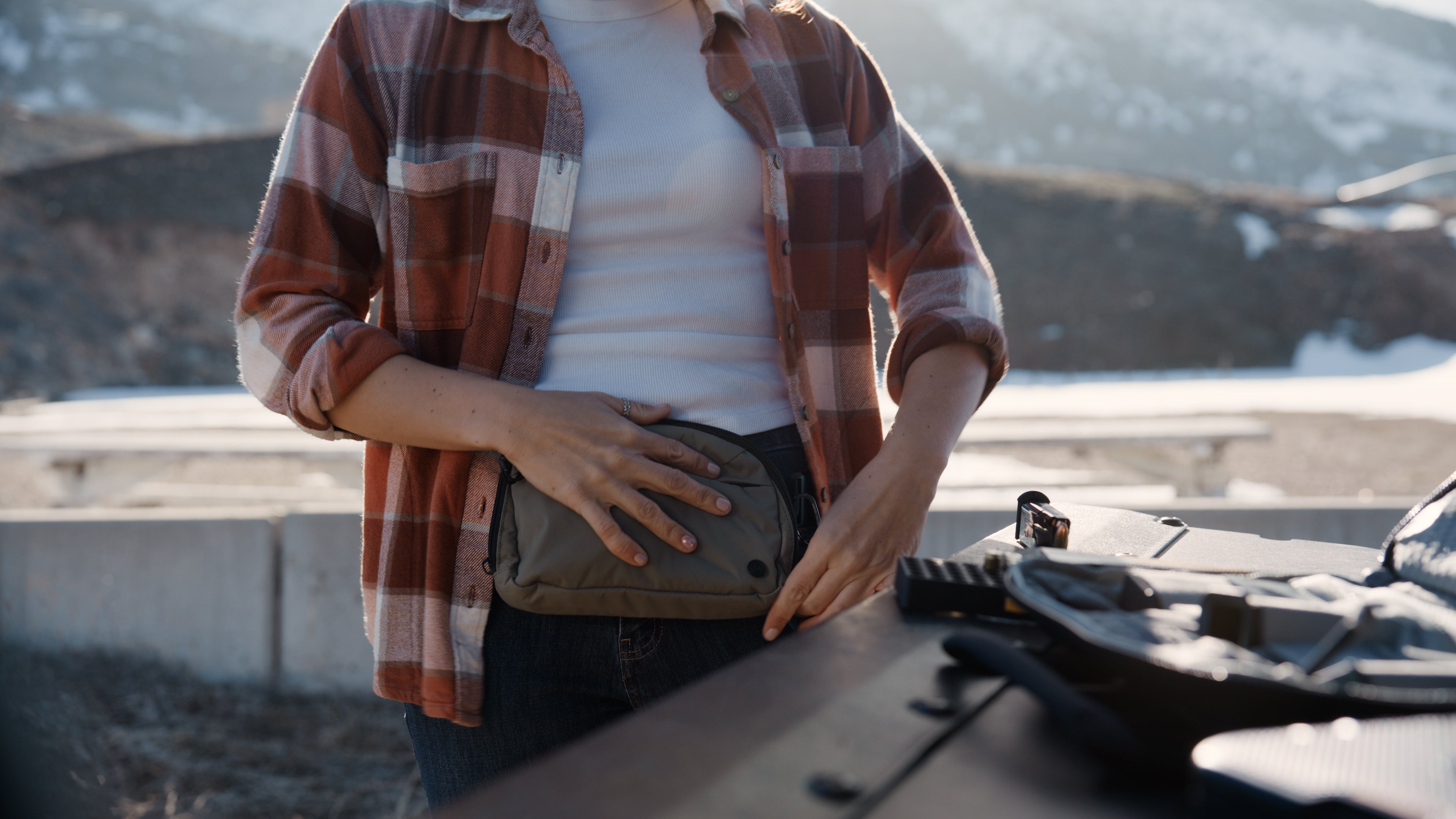 everyday fanny pack. female concealed carry bag by lena for vertx