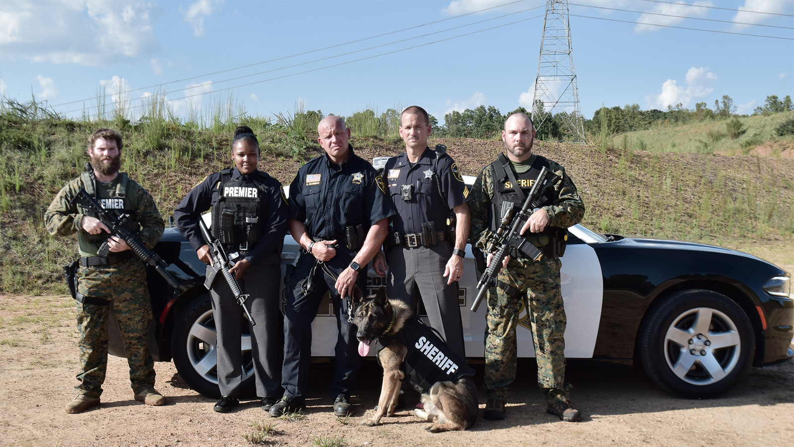 Image of law enforcment officers wearing armor