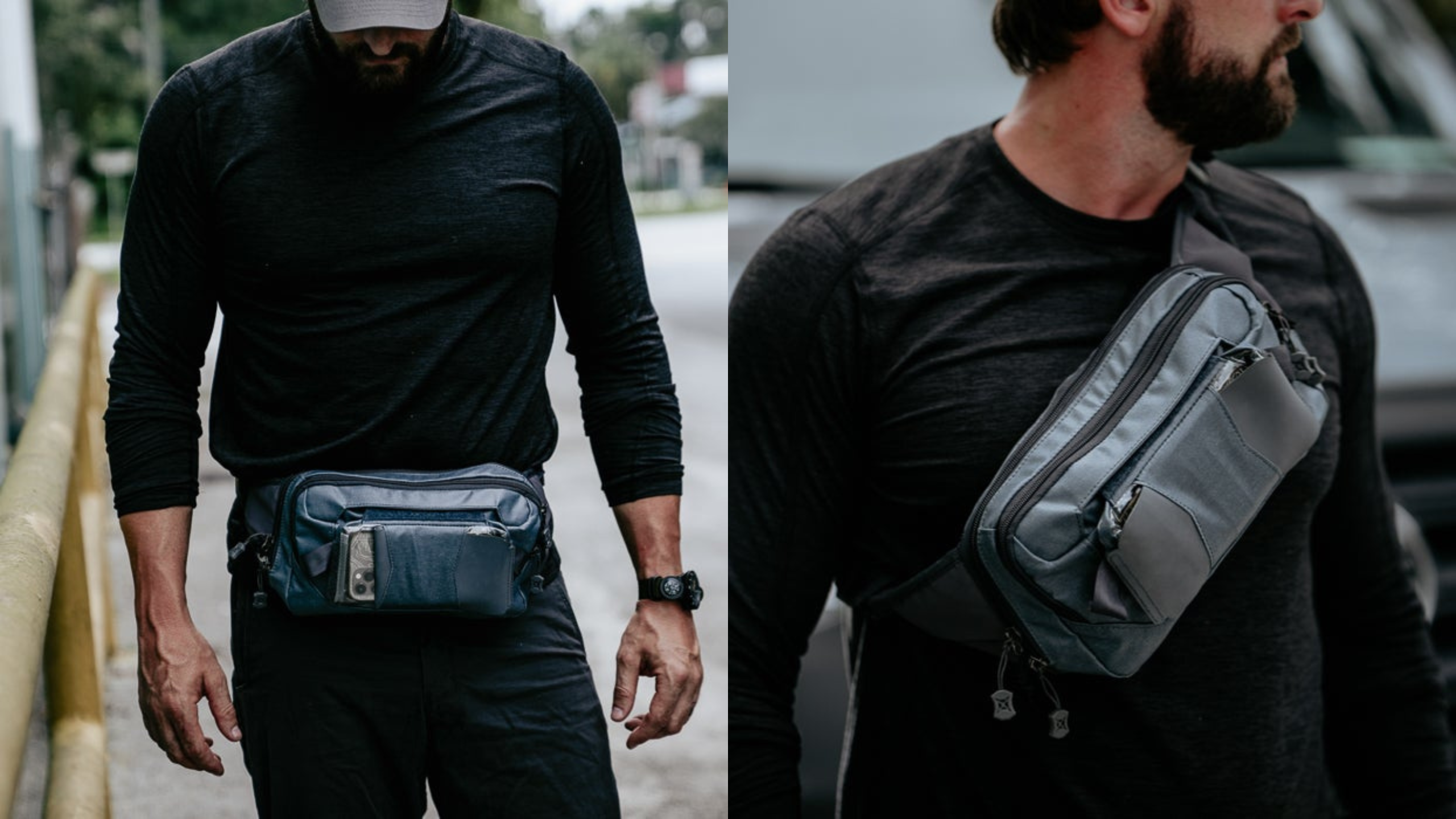 Image of tactical fanny pack and level 3a soft body armor insert.