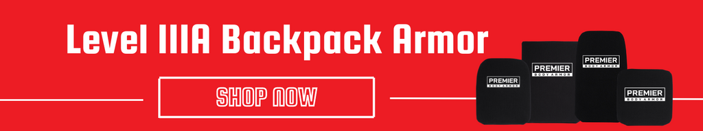 banner for backpack armor collection with level iiia protection