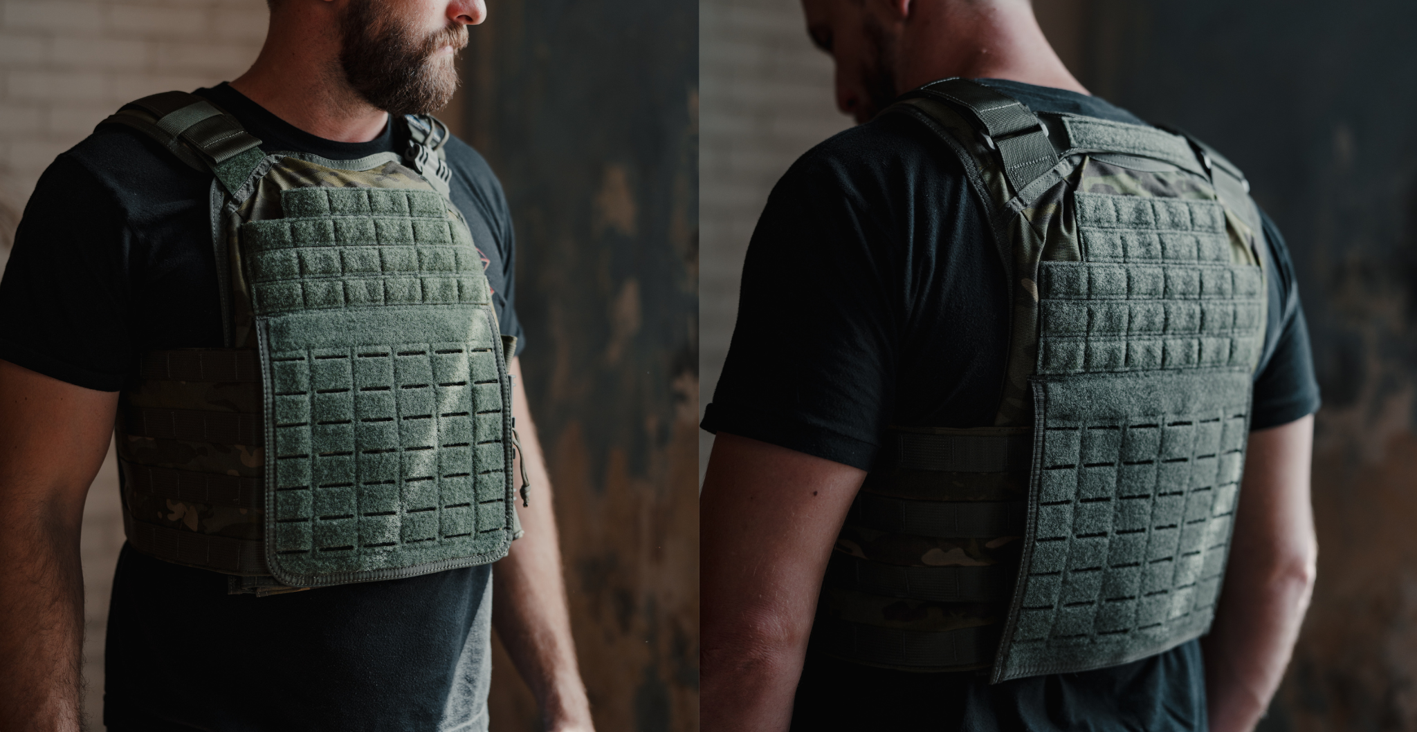 plate carrier fit for front and back protection of vital organs