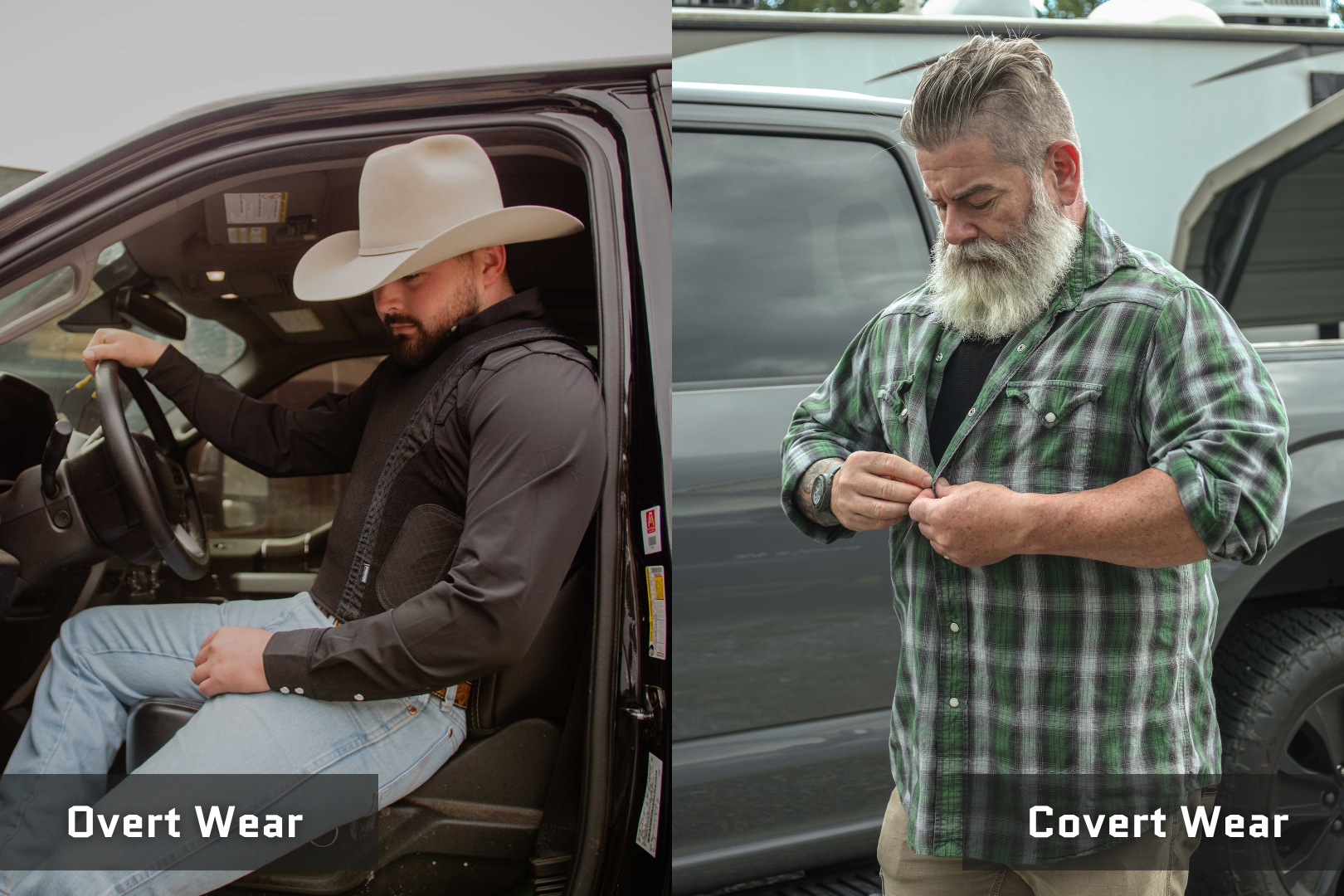 body armor on top of clothing compared to body armor under clothes