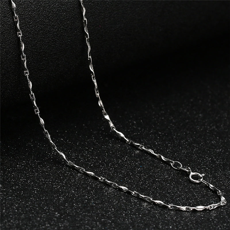 Unique 925 Sterling Silver Chain Necklace