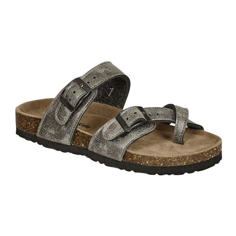 outwoods sandals pewter